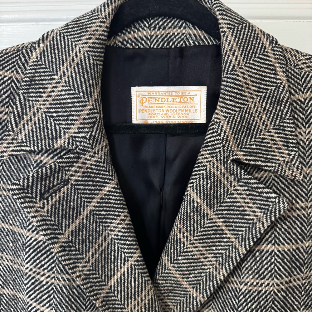 Pendleton Women’s Double-Breasted Wool Plaid Jack… - image 2